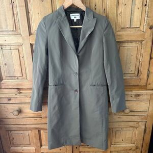 Carine Roitfeld Paris X UNIQLO Collaboration XS Trench Coat‎ Gray Green